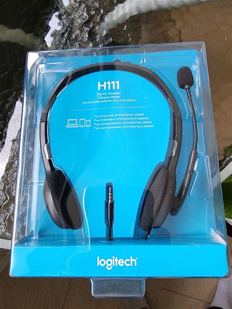 Logitech H111 Stereo Headset, Audio, Headphones & Headsets on Carousell