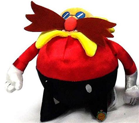 Sonic Boom Sonic The Hedgehog Dr. Eggman Small 8 Inch 25th Anniversary Plush Toy | #1830764532