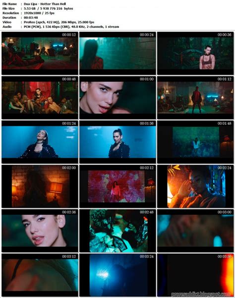 Dua Lipa – Hotter Than Hell – ProRes Addict – The Music video collector