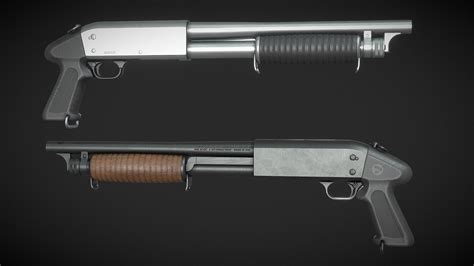 Ithaca Model 37 "Stakeout" Shotgun - 3D model by 8sianDude (@haoliu95) [b0ec1c1] - Sketchfab