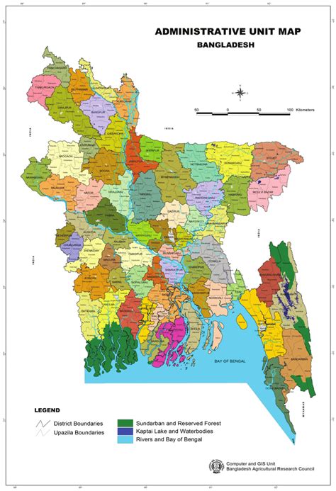 Upazila-wise map of Bangladesh... | Download Scientific Diagram