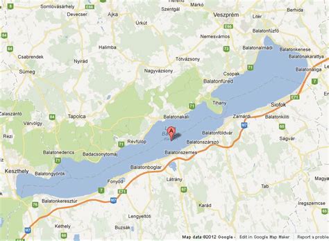 Lake Balaton Map