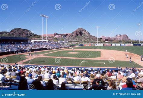 Tempe Diablo Stadium, Tempe Arizona Editorial Stock Image - Image of tempe, stadium: 117836014