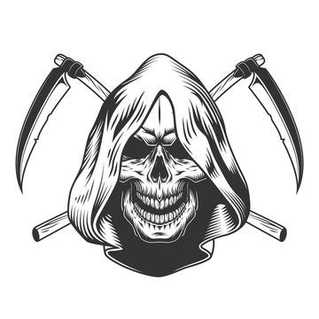 Grim Reaper Logo stock photos and royalty-free images, vectors and ...