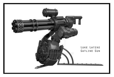 Gatling Gun by snaplat on DeviantArt