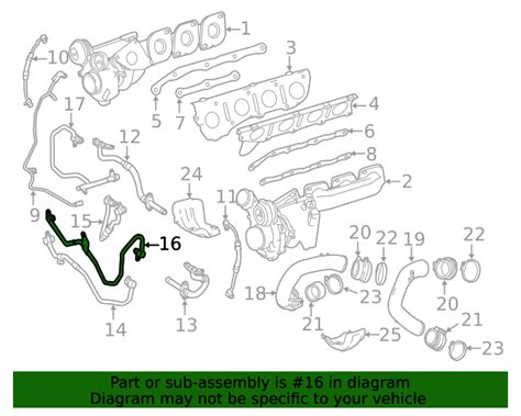 Mercedes-Benz OEM Coolant Line Part# 278-200-12-00 | OEM Vehicle Parts