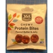 365 Whole Foods Market Protein Bites, Peanut Butter & Jelly, Chewy: Calories, Nutrition Analysis ...
