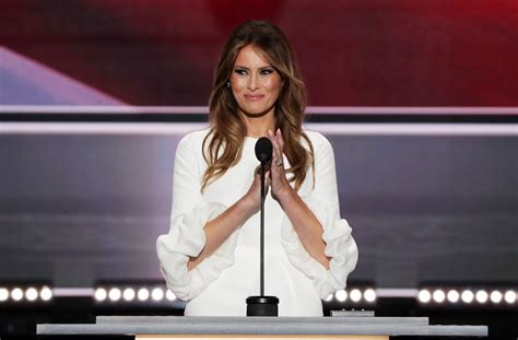 The $2,190 White Dress Melania Trump Wore at the Republic National ...