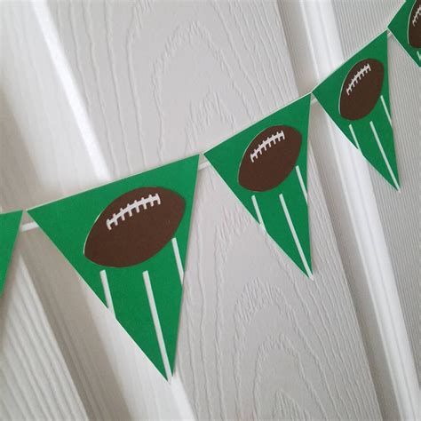 Kids Craft DIY Football Banner Football Fan Garland DIY | Etsy