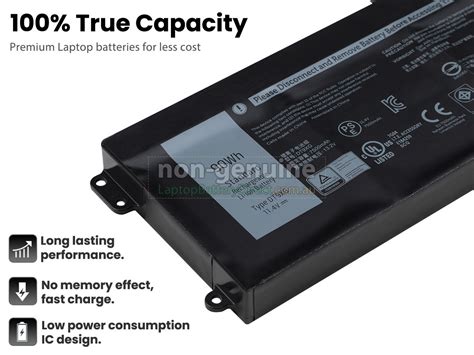 Dell Alienware AREA-51M R2 replacement battery - Laptop battery from ...