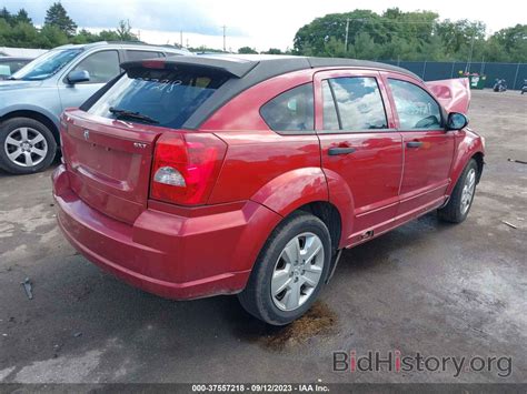 Report 1B3HB48B27D155017 DODGE CALIBER 2007 Red Gasoline - price and damage history