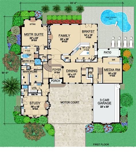 Home Plan: 015-1242 | Home Plan - Buy Home Designs | House plans, How ...