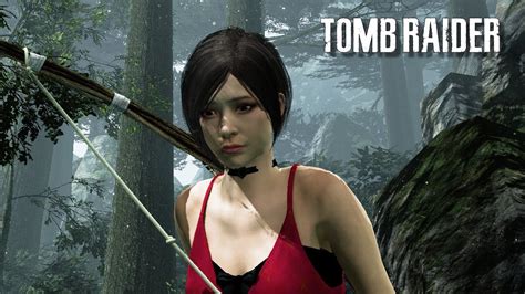 Tomb Raider 2013 with Lara as Ada Wong Pc Mod Full Walkthrough Stream Part 2 - YouTube