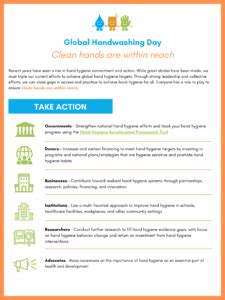 Global Handwashing Day 2023 Infographic: Clean Hands are Within Reach ...