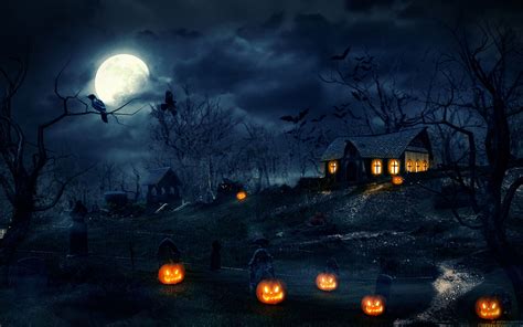 Halloween Background Wallpaper HD 14401 - Baltana