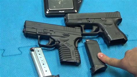 Glock 26 9mm vs. Springfield XDS 9mm - YouTube