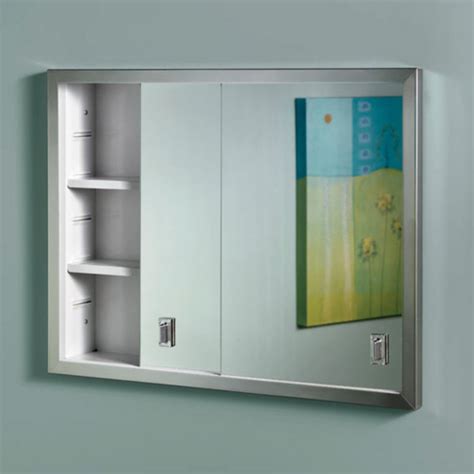 Jensen Medicine Cabinet Contempra 24W x 19H in. Recessed Medicine Cabinet B703850 - Walmart.com