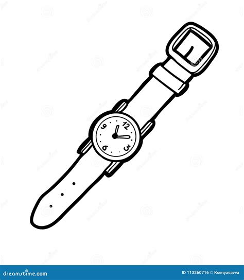 Wrist Watch Coloring Pages Coloring Pages