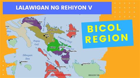 LALAWIGAN NG REHIYON V-BICOL REGION #BICOL - YouTube