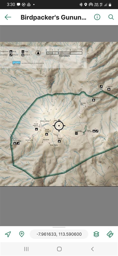 Gunung Argopuro - BIRDPACKER'S Map by Birdpacker Indonesia | Avenza Maps