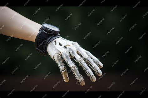 Premium AI Image | High tech prosthetic hand artificial limb ...