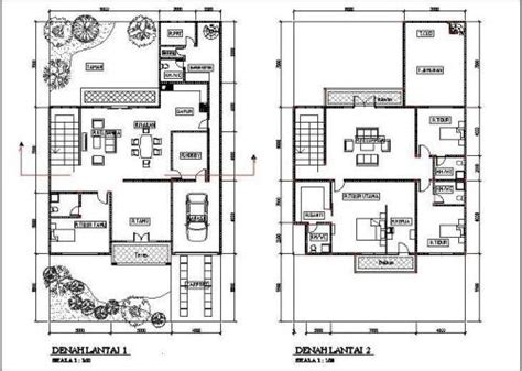 Rumah Minimalis Web | Denah rumah, Denah desain rumah, Rumah minimalis