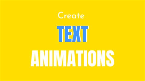 Animated Text Maker | Turn boring text to cool animations!