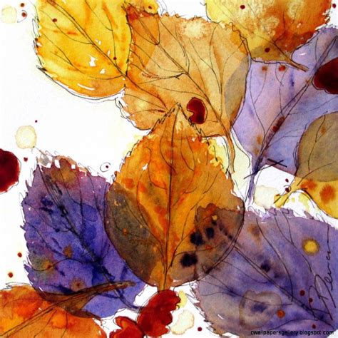 Autumn Leaves Sketch | Wallpapers Gallery