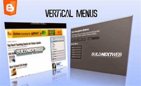 2 Best Vertical Menus Widgets for Blogger | BuildNextWeb BlogSpot