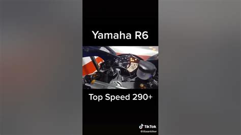 Yamaha r6 top speed - YouTube