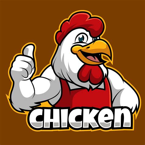 Ilustración de vector de logotipo de mascota de pollo 6988690 Vector en Vecteezy