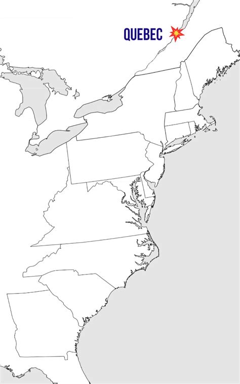 The Battle of Quebec in 1775: Summary and Map