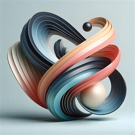 Premium Photo | Vibrant Abstract Colorful Sculptures Captivating Art