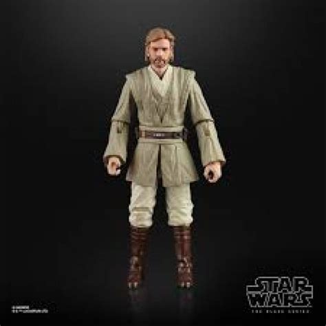 Star Wars The Black Series Obi-Wan Kenobi (AOTC) 6-Inch Action Figure ...