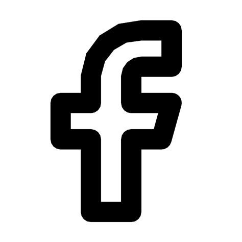 Facebook Outline Vector SVG Icon - SVG Repo