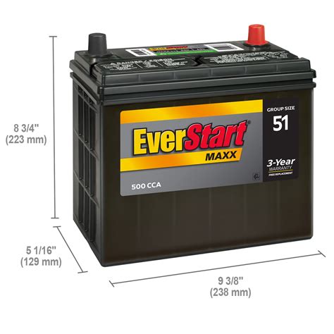 EverStart Maxx Lead Acid Automotive Battery, Group Size H8, 12 Volt ...