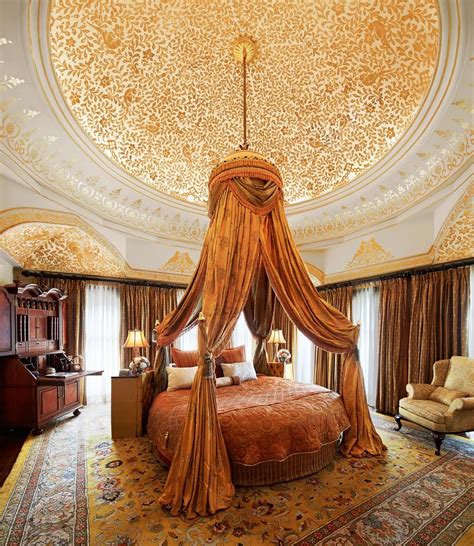 Rambagh palace Grand Presidential Suite – Sukh Niwas – Bedroom in 2020 | Luxurious bedrooms ...