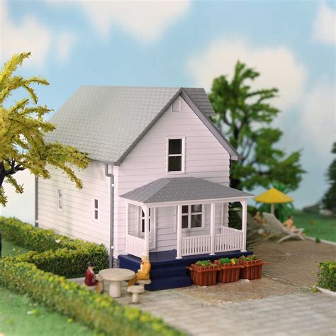 1pc/3pcs HO Scale 1:87 Model House Residential Building Architectural Diorama | eBay