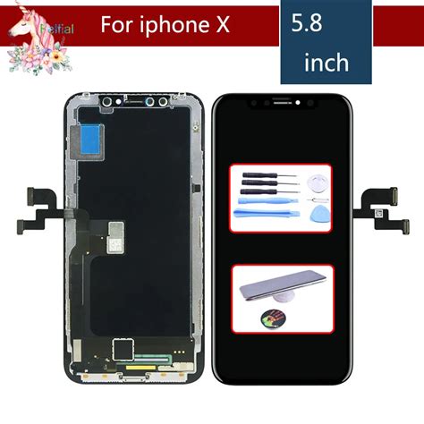 Original LCD complete For iphone X Display Touch Screen Digitizer ...