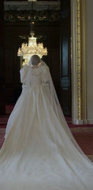 The Crown offers first full look at Princess Diana wedding dress