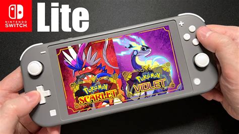 Pokemon Scarlet and Violet Nintendo Switch LITE Gameplay - YouTube