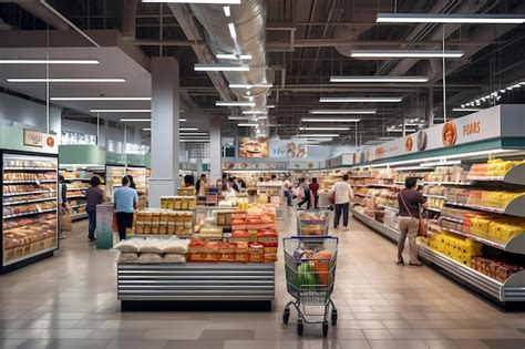 Premium Photo | A grocery store with a sign that says grocery