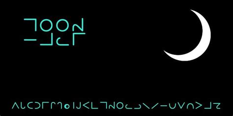 Moon Type Font Download - This font of Moon Type is modelled after Dr. Moon’s original poster ...