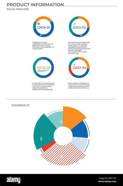 Data analysis pie charts in color. Finance elements charts Stock Vector Image & Art - Alamy