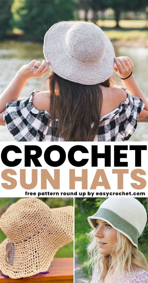 Free and Easy Crochet Sun Hat Patterns for Summer - Easy Crochet Patterns