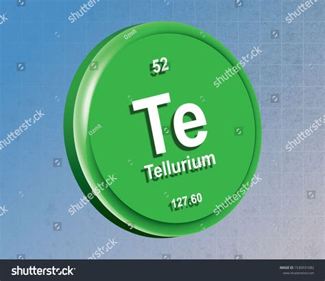 Tellurium Nitrogen element from the periodic - Royalty Free Stock Photo 1530931082 - Avopix.com