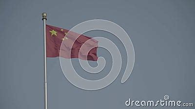 Red Chinese Flag. Beijing. China. Asia Stock Footage - Video of flag, china: 160567812