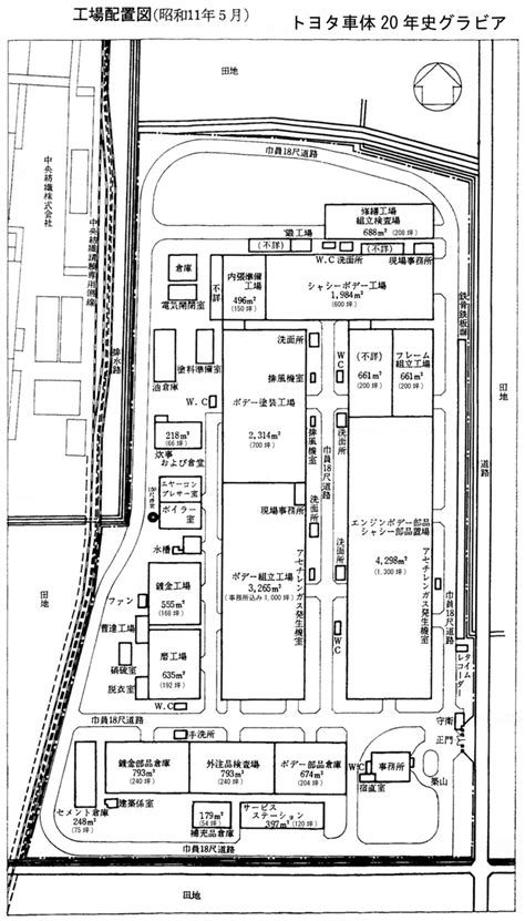 Toyota Factory Map