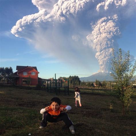 34 Breathtaking Pics Of Volcano Eruption In Chile That Forced 4,000 To ...