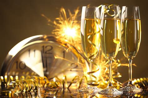 Happy New Year Champagne Glasses Wallpapers - Wallpaper Cave